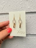 Mixed Metal Link Earrings