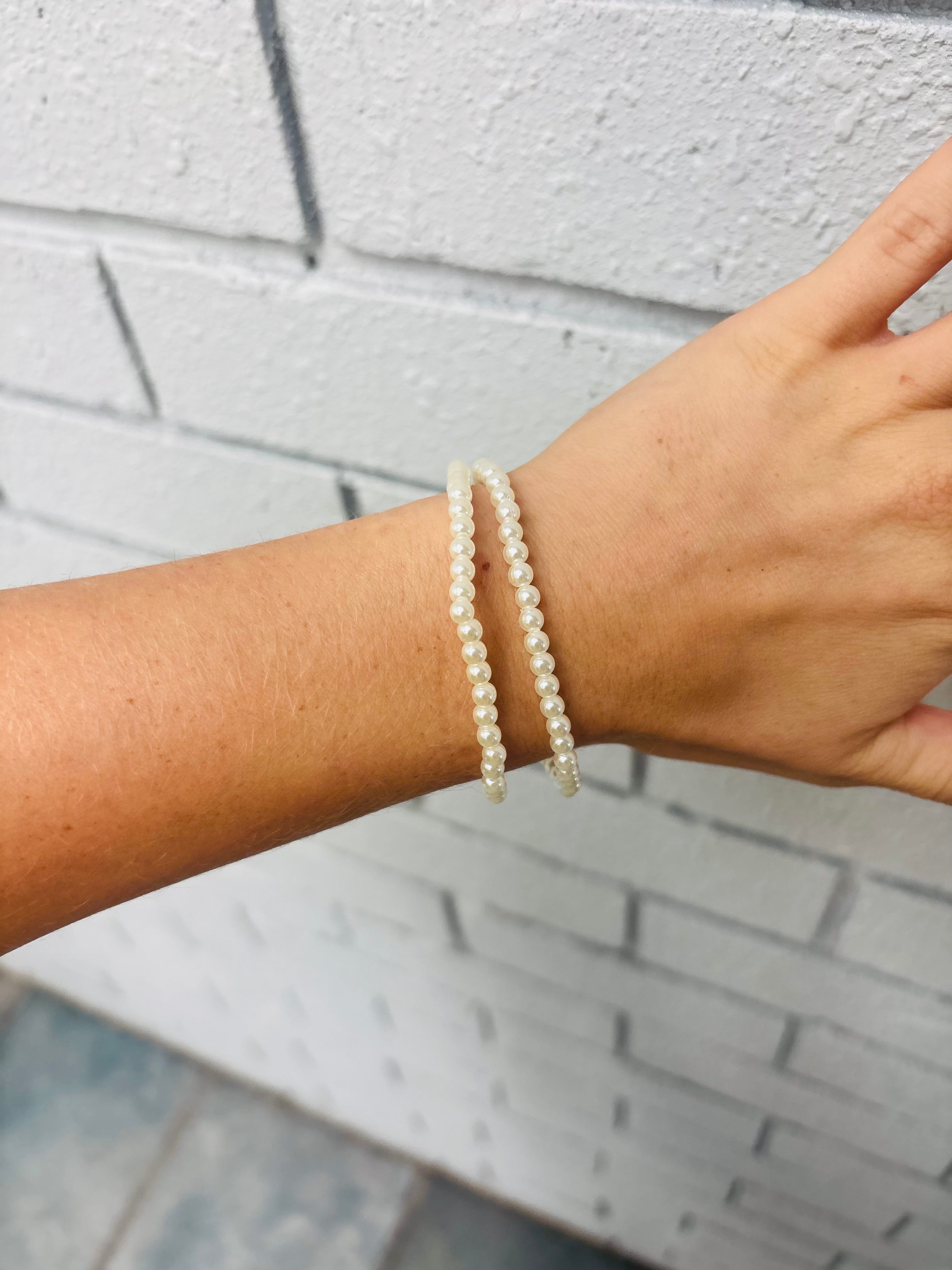 Pearl Bracelet Set | Caroline Hill