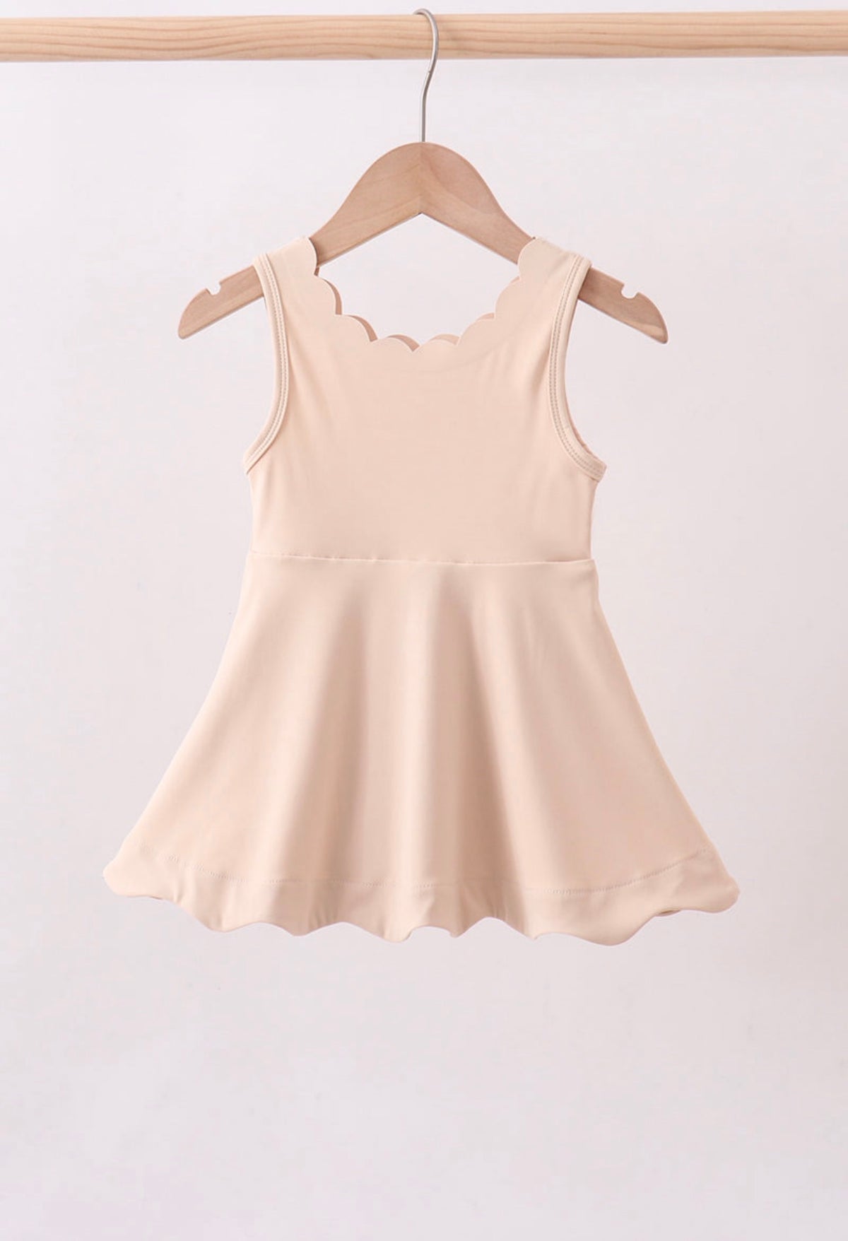Sally Scalloped Athletic Dress