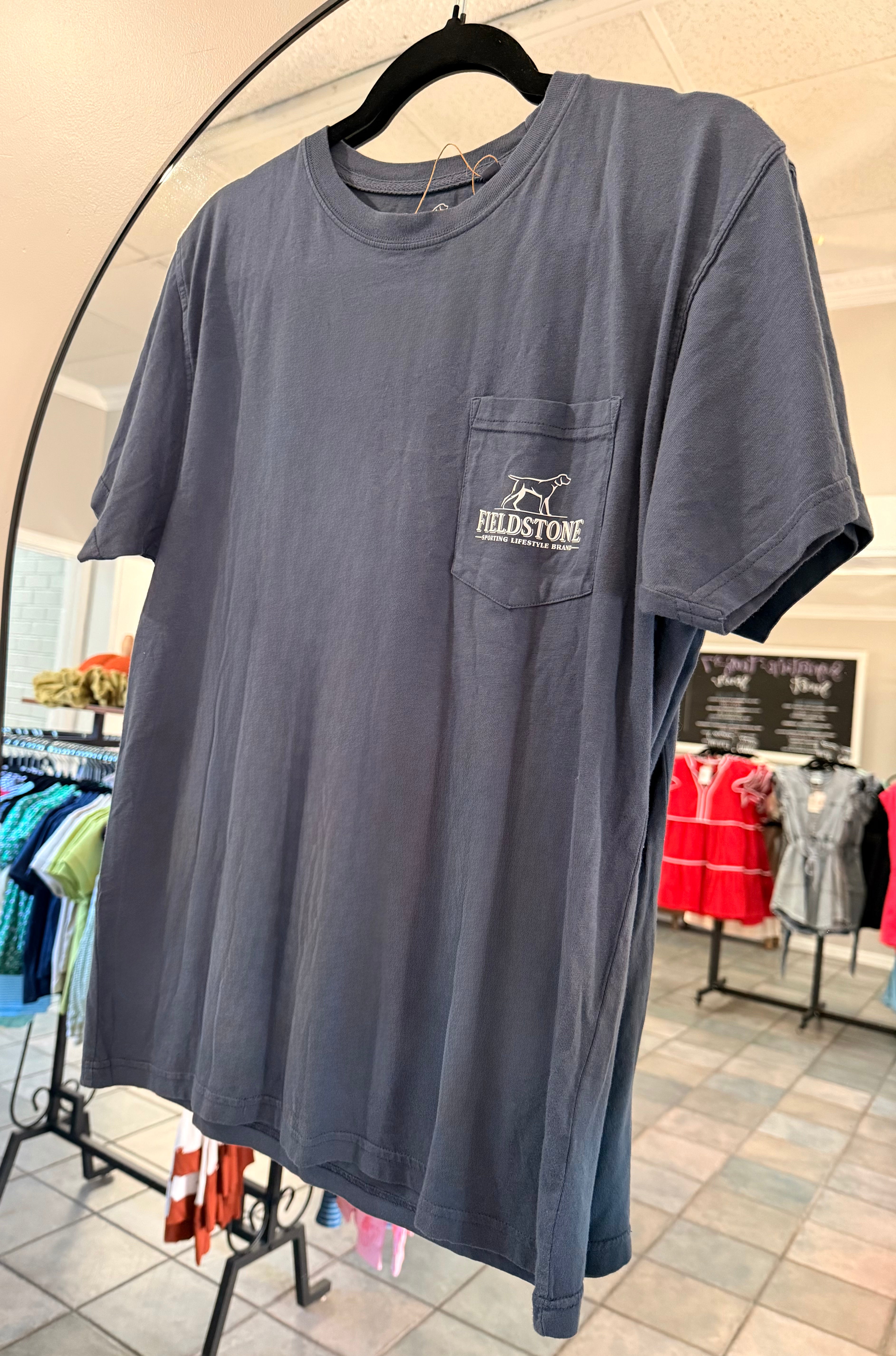 Navy Dog Tee | Fieldstone