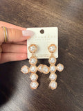 The Royal Cross Earrings