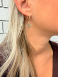 Gold Cross Earrings