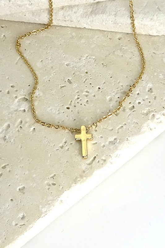 Gold Cross Necklace