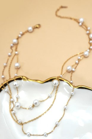 Layered Luxe Pearl Necklace