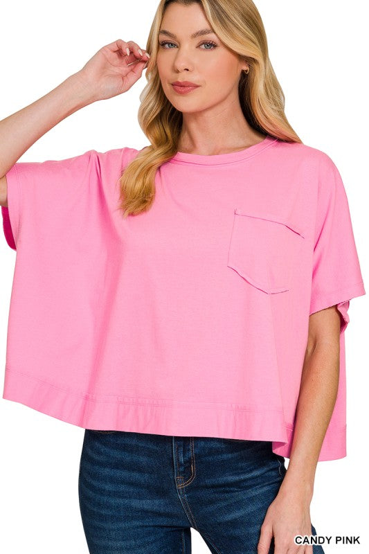 Everyday Boxy Tee | Pink