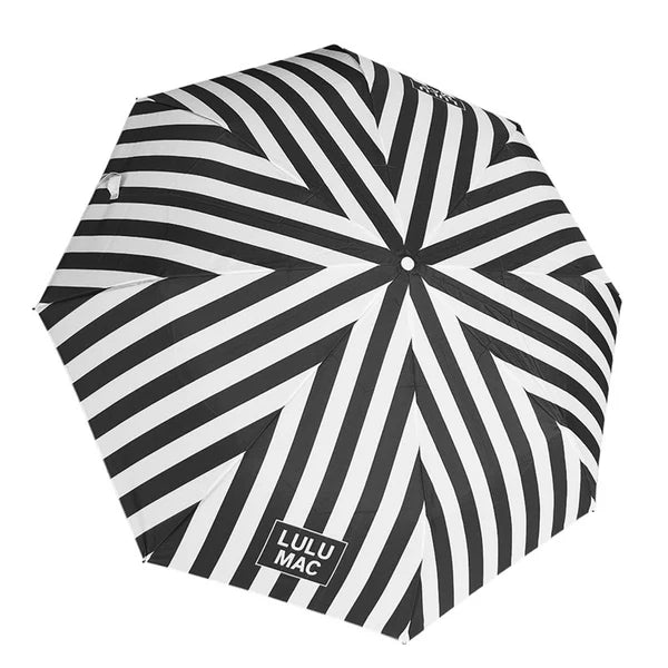 Black Stripe Umbrella | Lulu Mac