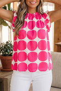 Pink Pop Dot Top