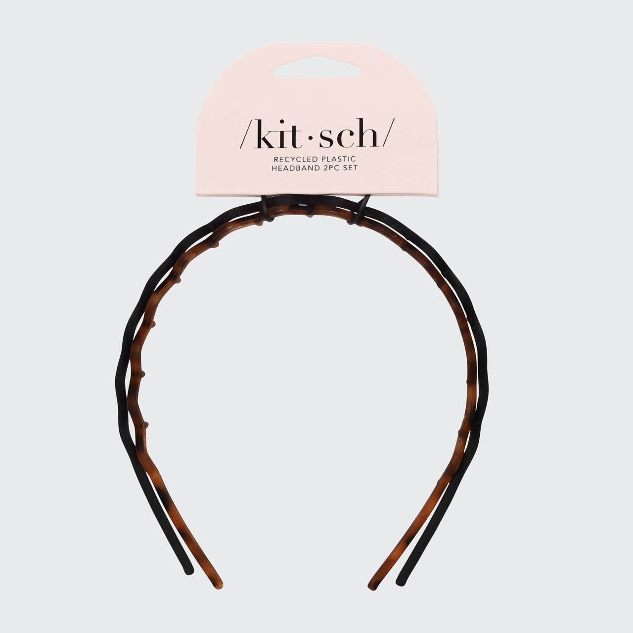 Zig Zag Headband Set | Black & Tort