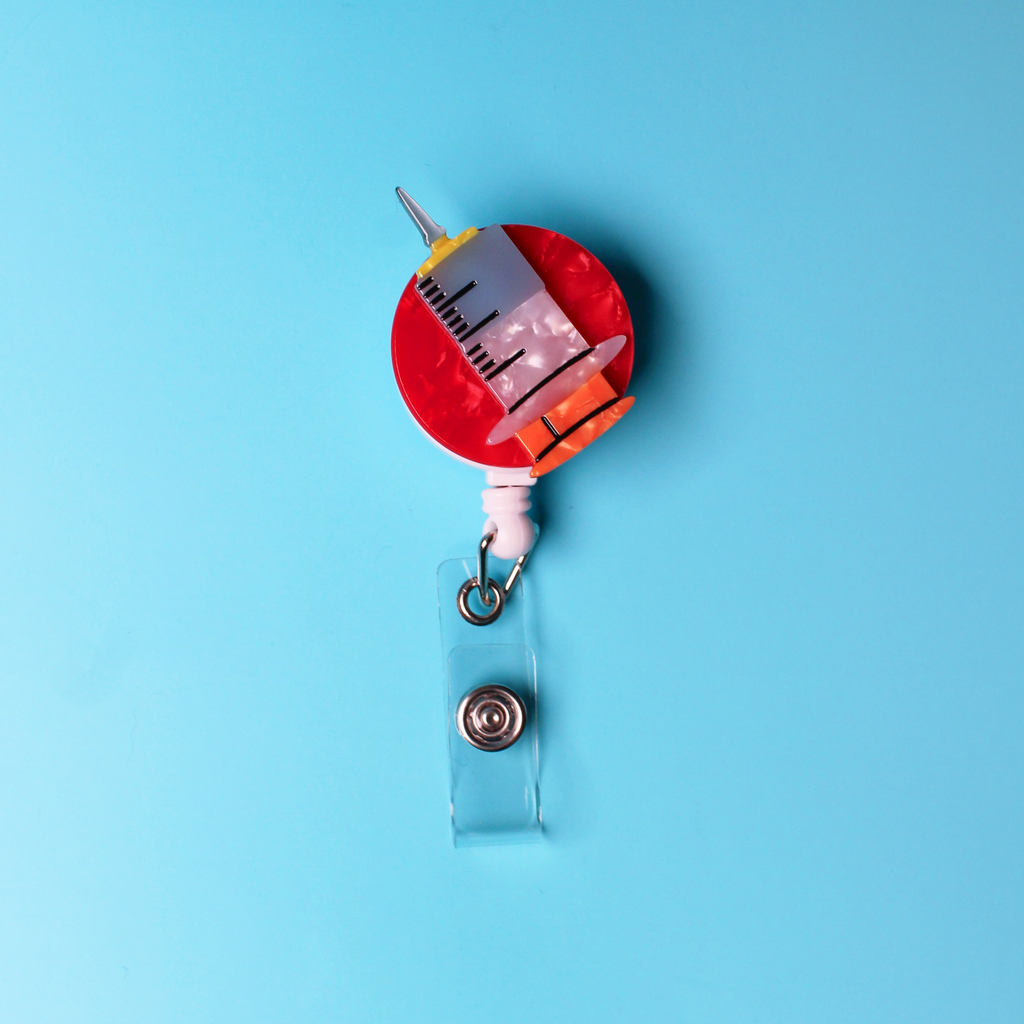Syringe Badge Reel