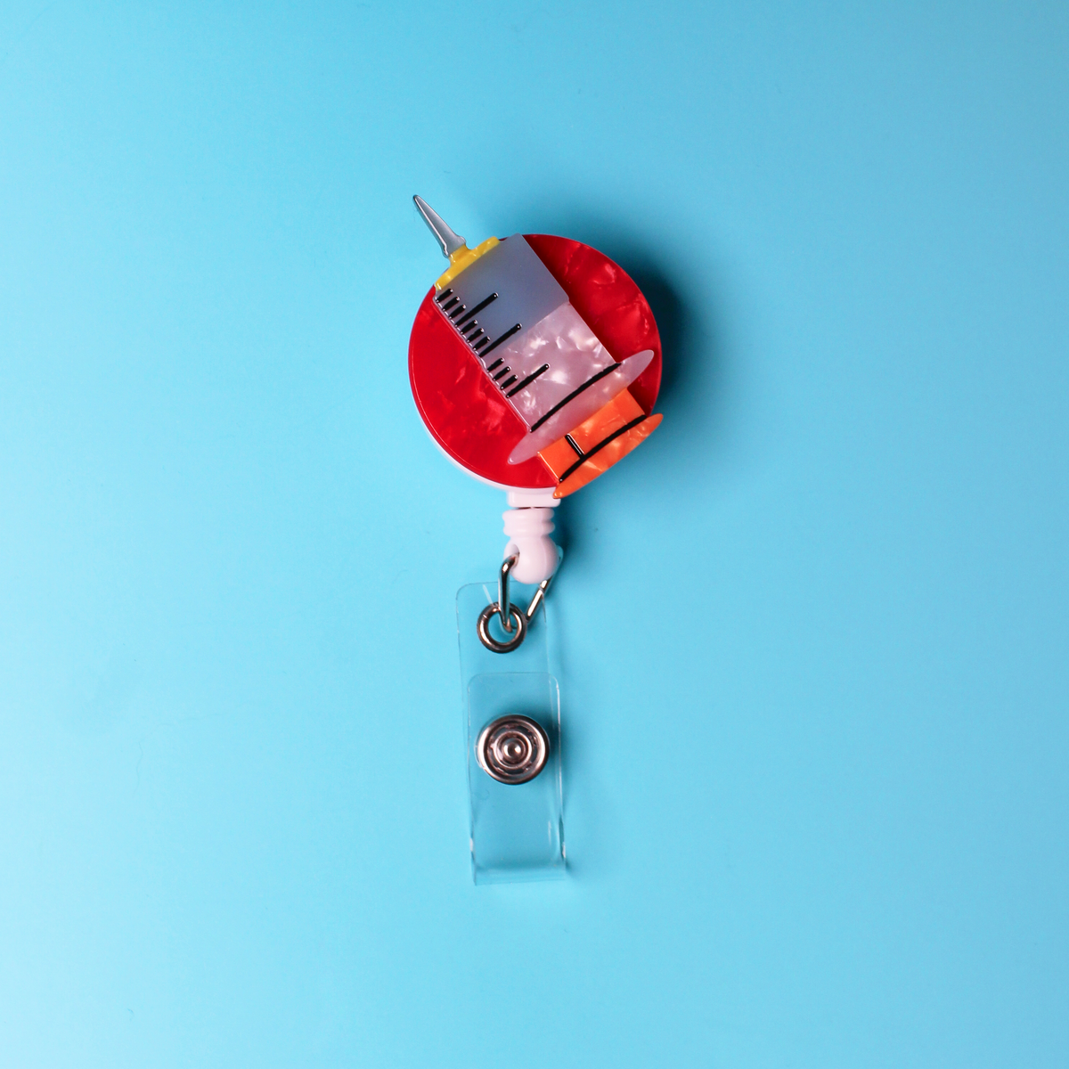 Syringe Badge Reel