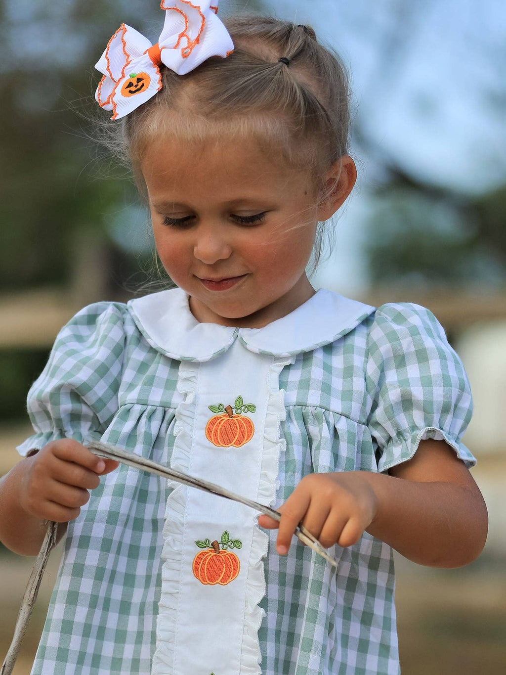 Pumpkin Patch Ruffle Dress