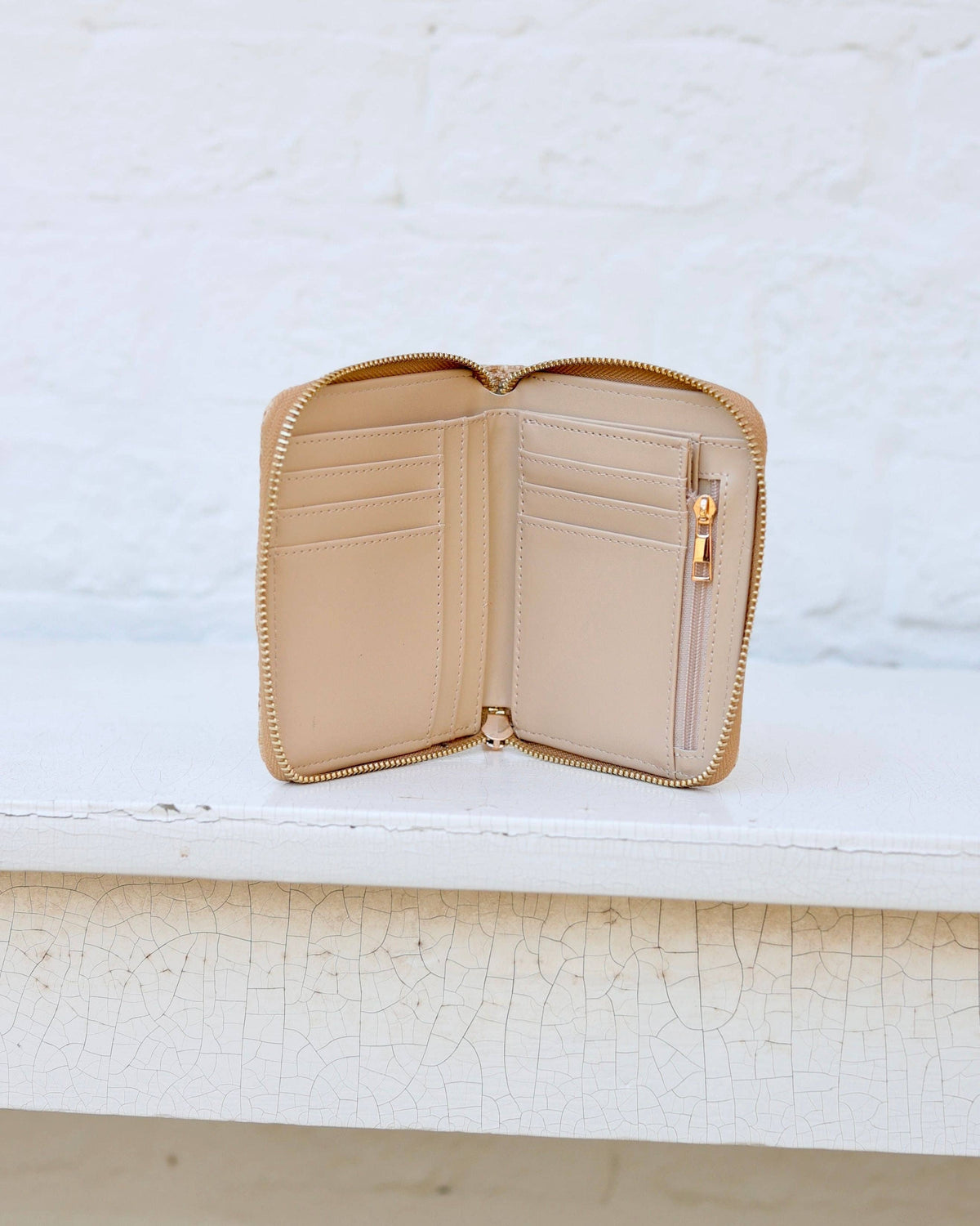 Blakely Wallet | Woven Tan