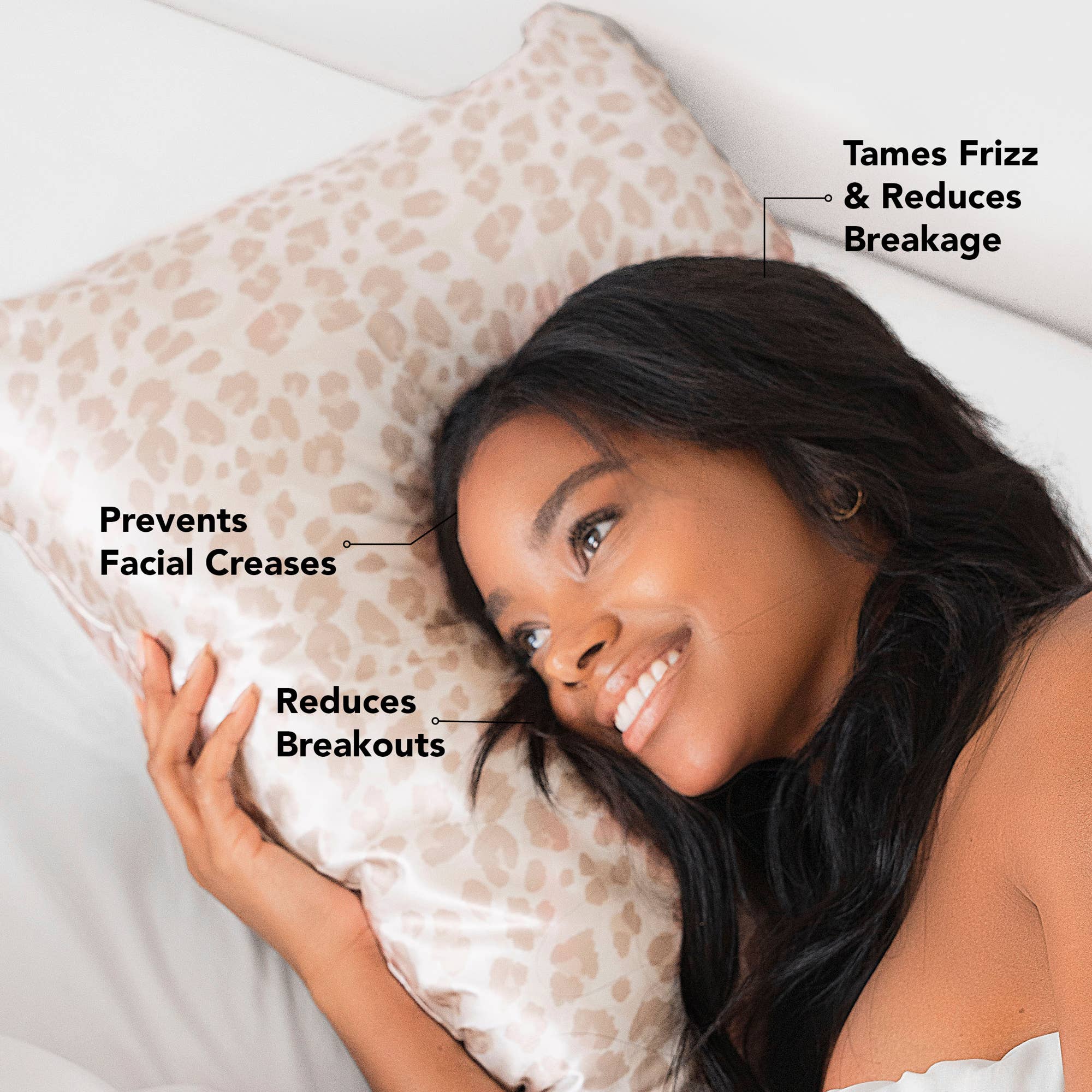 Standard Satin Pillowcase |  Leopard