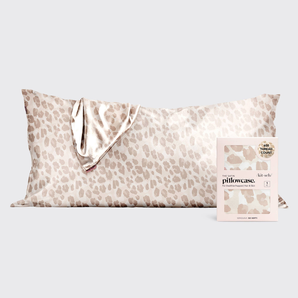 King Satin Pillowcase | Leopard