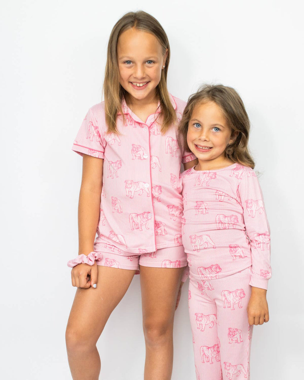 Kid's Bulldog Long Sleeve PJs