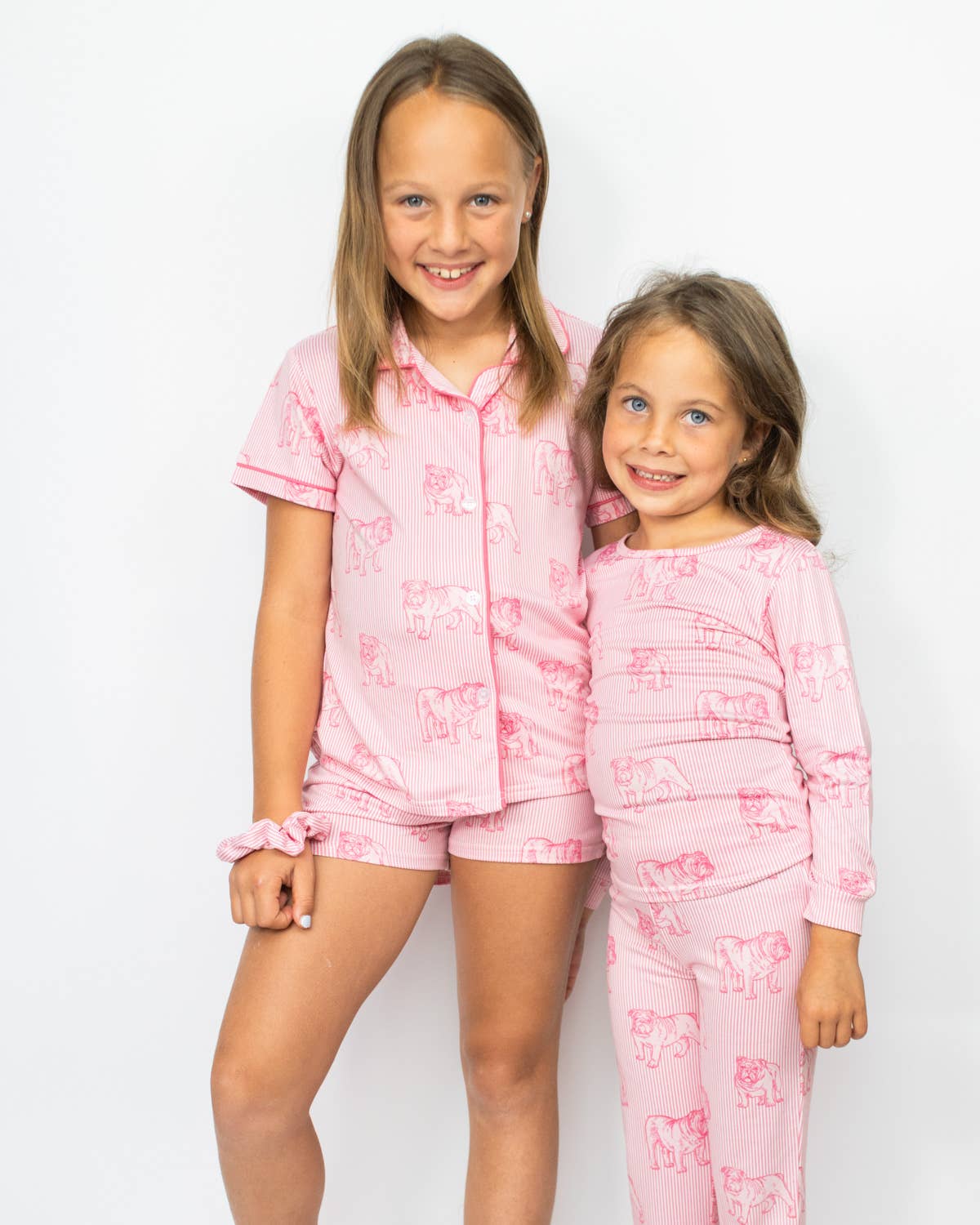 Kid's Bulldog Long Sleeve PJs