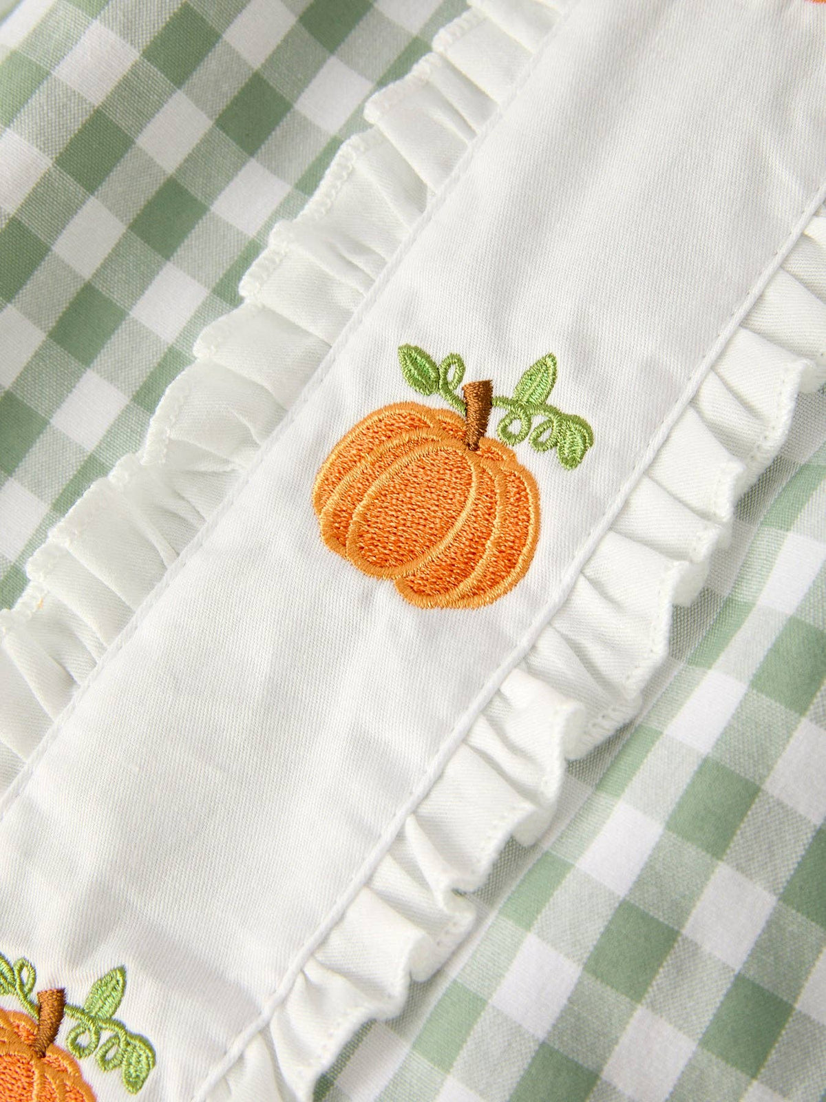 Pumpkin Patch Ruffle Dress