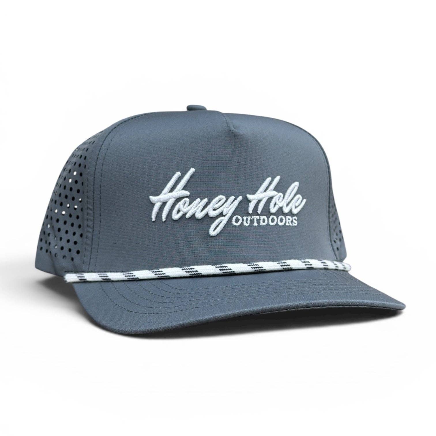 Grey Performance Rope Hat | Honey Hole
